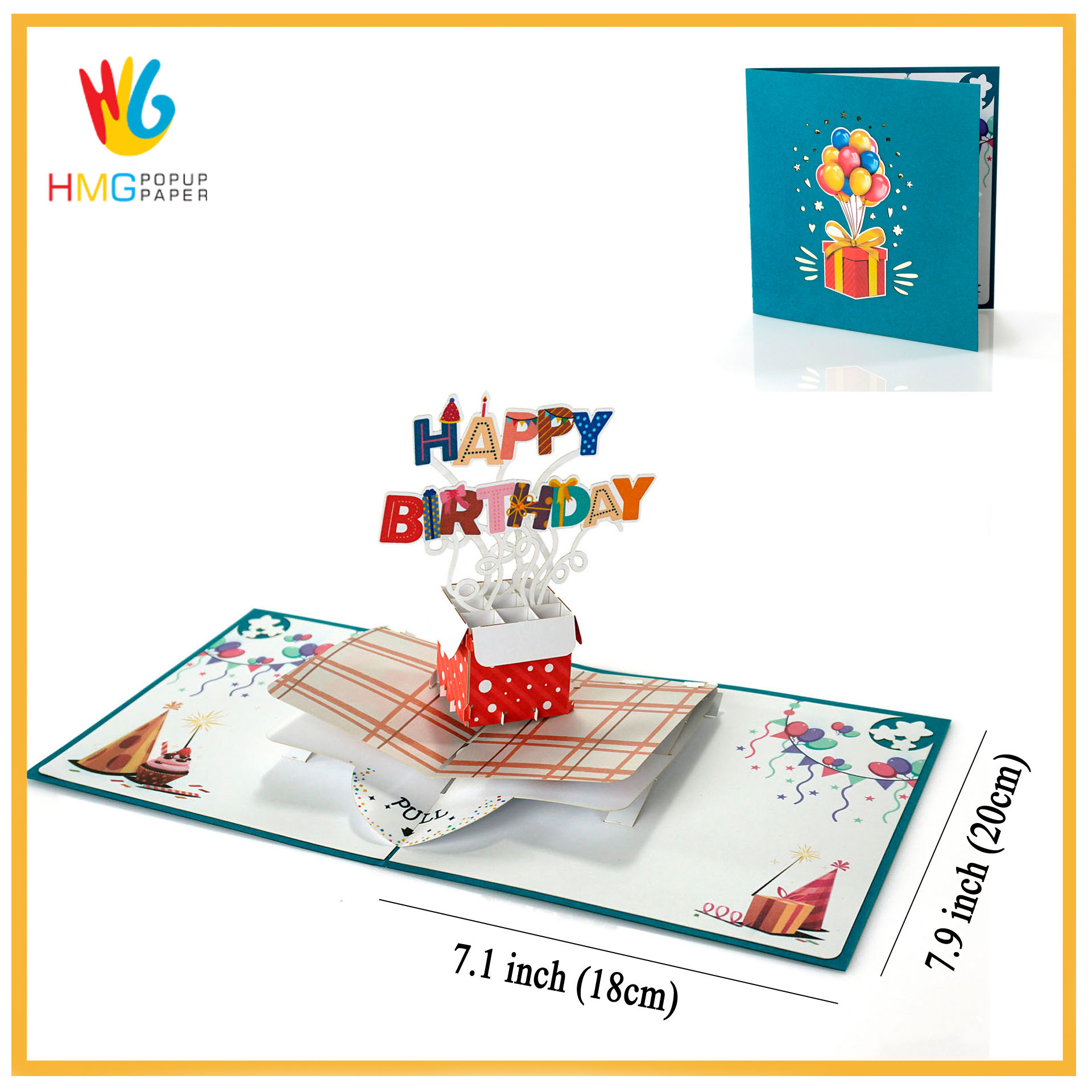 5.9 x 5.9 inch (15x15cm)