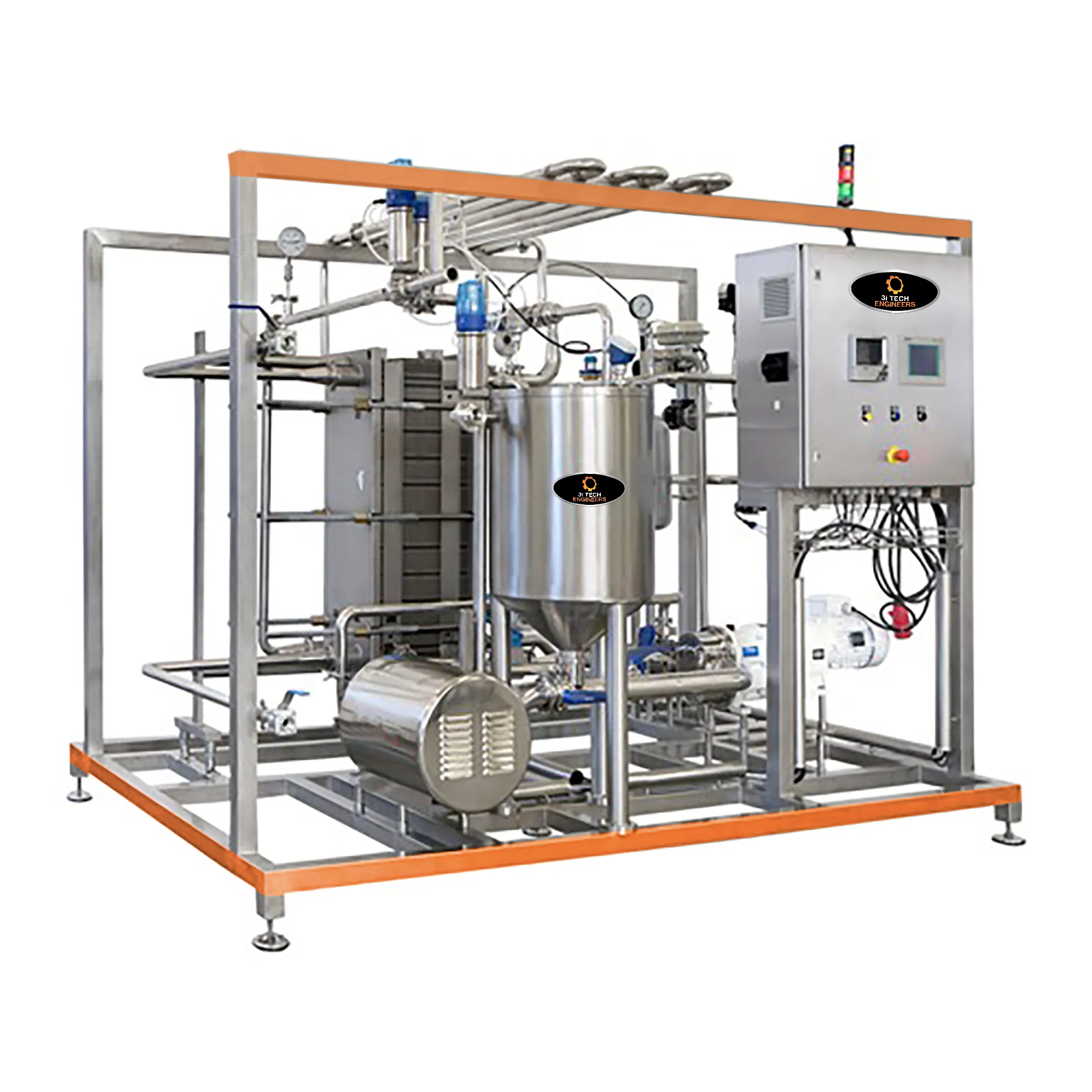 Impianto automatico di lavorazione del latte 5klph Mini impianto di pastorizzazione latte macchine per la lavorazione del latte macchine lattiero-casearie
