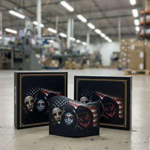 Confezione Combo Scatola di Carta con Altoparlante per Riproduzione Musicale e Sacchetti in Mylar Ermetici Antiodore Personalizzati con Stampa da 3,5g 7g 14g 1/8oz Cali Plug con Chiusura a Zip - Product Image 2