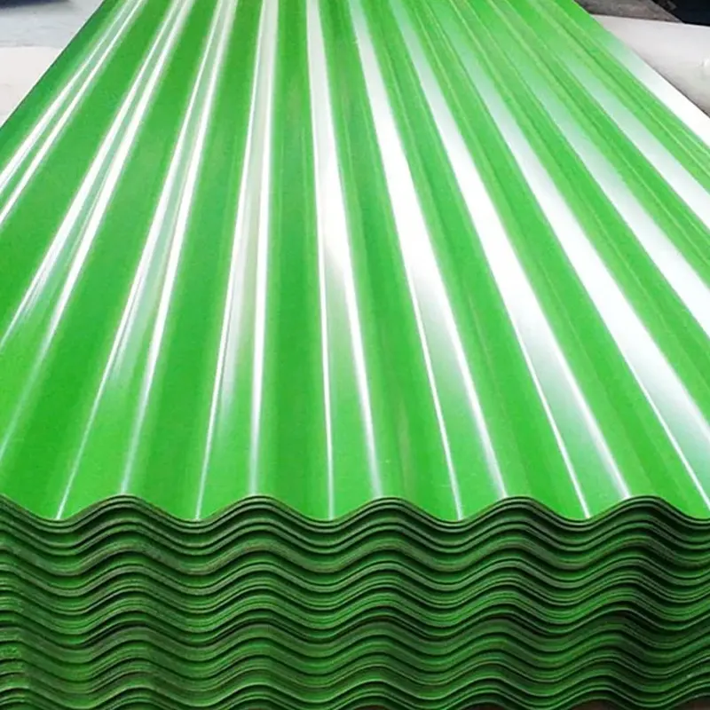 Scandole di copertura ondulate in acciaio ondulato Galvalume zincato GI di alta qualità in vendita