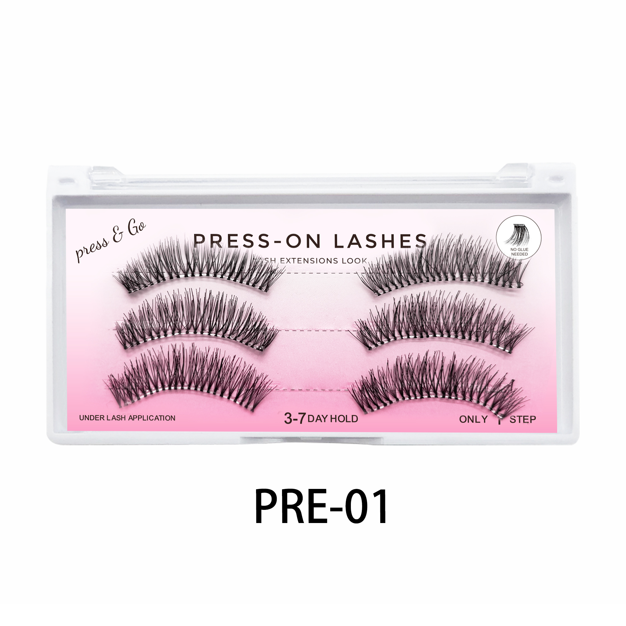 pre Glued Strip Lashes1