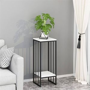 Elegant entryway metal flower stand crafted from iron with charming vintage look and graceful <strong>lines</strong> for formal spaces - Product Image 3