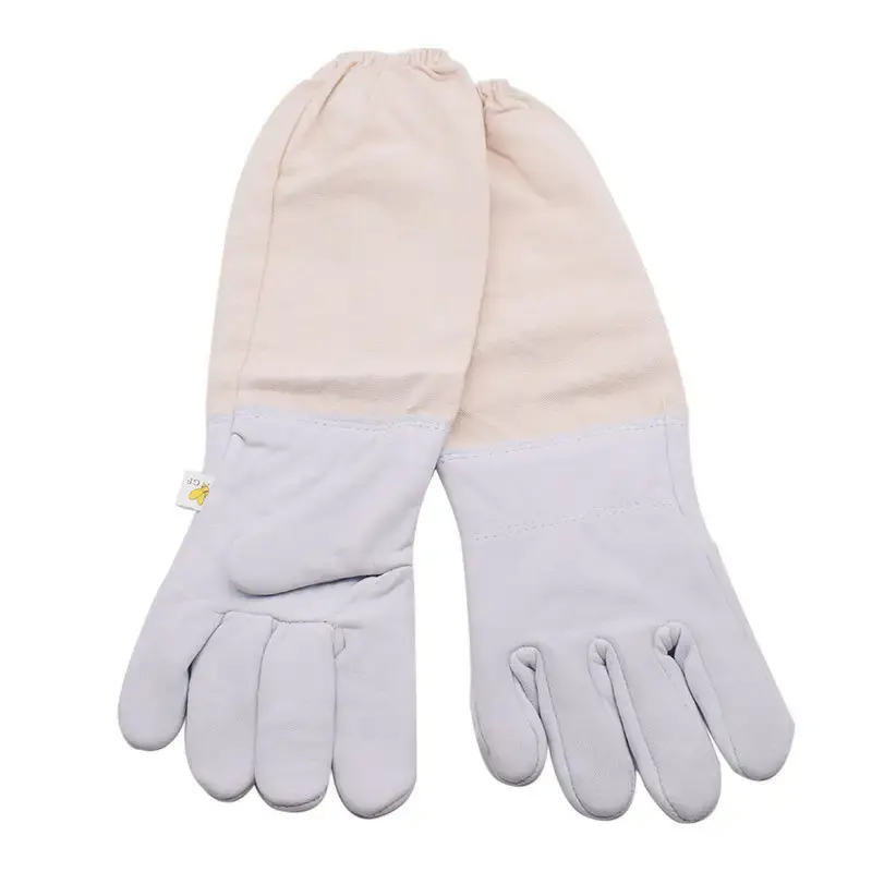 Top Quality Beekeeping Gloves in Cowhide Leather Bee Keepers Protective Gloves Bee Keeping Gloves