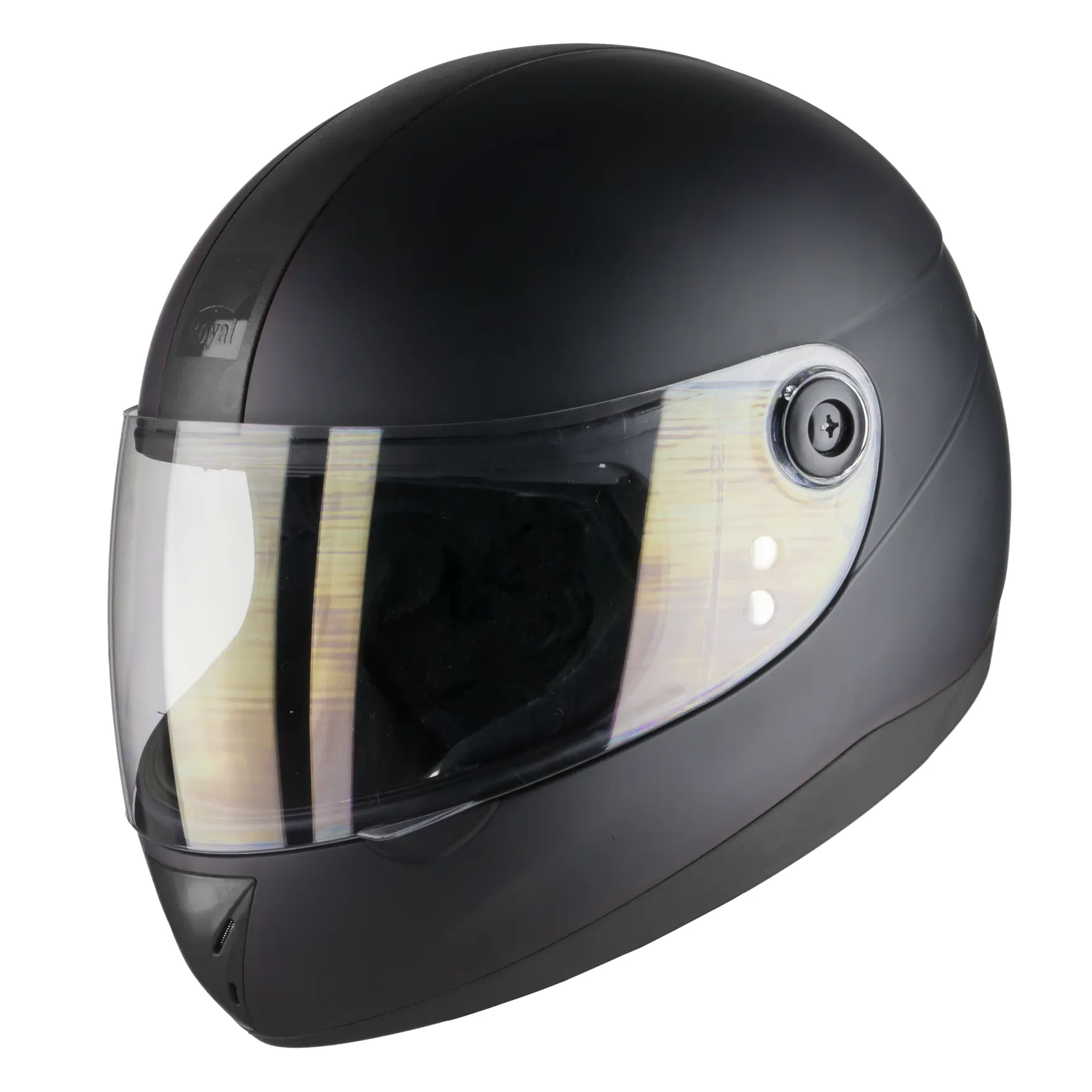 Helm anti UV dan standar tinggi, helm perlindungan keselamatan wajah penuh desain klasik dengan visor canggih ABS Royal M02