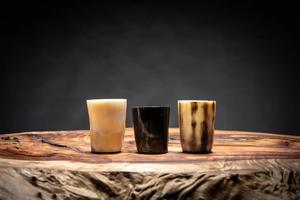 Customizable Buffalo <strong>Horn</strong> Shot Glass <strong>Cup</strong> Handmade Metal <strong>Cup</strong> with Steel Opener for Present or Gift - Product Image 3