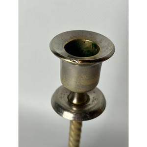 Nhà Máy Trực Tiếp Cổ Điển Nến Ánh Sáng Chủ Trong Kim Loại Swirl Brass Bắc Âu Thiết Kế Scandinavia , Centerpieces Trang Trí Nội Thất - Product Image 5