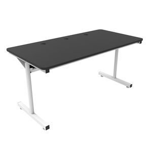 VersaDesk <strong>Basic</strong> White/Black <strong>Computer</strong> Table Modern Standing Desk for Home Office School Living Room Versatile Contemporary - Product Image 3