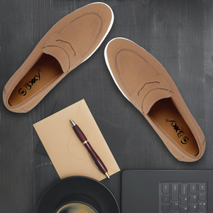 Latest Soft and Breathable <strong>Suede</strong> Slip on <strong>Loafers</strong> With Extra Comfort With OEM AVAILABLE - Product Image 6