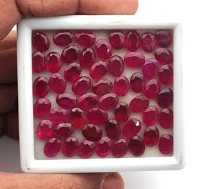 レッドルビーミックスオーバルカットジェムストーン3x5-10x14mmジュエリー作り用ナチュラルルビー、太陽神の占星術の利点のためのルビージェムストーン - Product Image 4