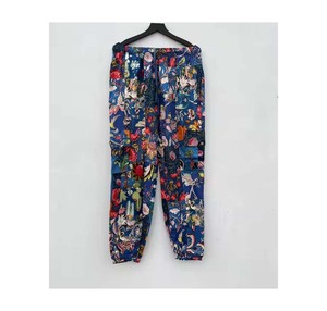 Trendy Cargo Cotton Multipocketed Comfortable Pants Womens Streetwear <strong>Harem</strong> <strong>Pattern</strong> and Patchwork <strong>Trousers</strong> - Product Image 1