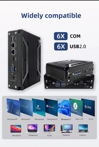 I5 7200u fansız Pc 6 * Rs232 Rs485 Com çift Lan Lvds destek 4g modülü Tpm 2.0 Pxe Boot Watchdog endüstriyel Mini Pc - Product Image 5