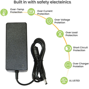 60hz 2类65W 120V通用笔记本电脑DC适配器开放式框架12V 2.5A 1.25a 4.3安培30w台式电源，带240V输入 - Product Image 5