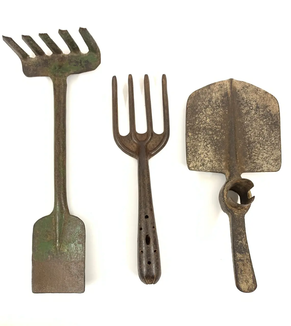 أدوات حديقة حديدية مصنوعة يدويًا للزراعة في المنزل أو أدوات يدوية خارجية استخدام البستنة والزراعة بالجملة ،