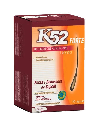 K52 Hombre Suplemento Alimenticio Cabello Uñas Suplemento para la piel Vitaminas Biotina Crecimiento del cabello contra la caída del cabello 60 cápsulas