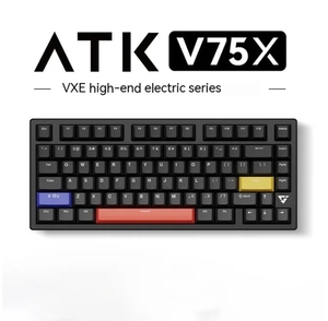 VXE ATK V75X/V75PRO Teclado Mecânico Gamer Teclado 3 Modo 2.4G BT 80Key Sem Fio RGB Hot Swap Esports Escritório Gaming Teclado