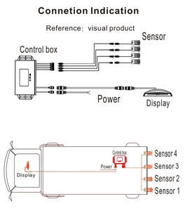 <strong>Reverse</strong> Backup Radar Buzzer System Reversing Kit <strong>Reverse</strong> Camera Parking System LED Display <strong>Auto</strong> Parking Radar With 4 <strong>Sensors</strong> - Product Image 6