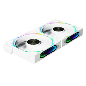 ARGB Gaming Computer Cooling System Abyss Mirror RGB Building Fans con PC Case Processor Cooling Fan - Product Image 4
