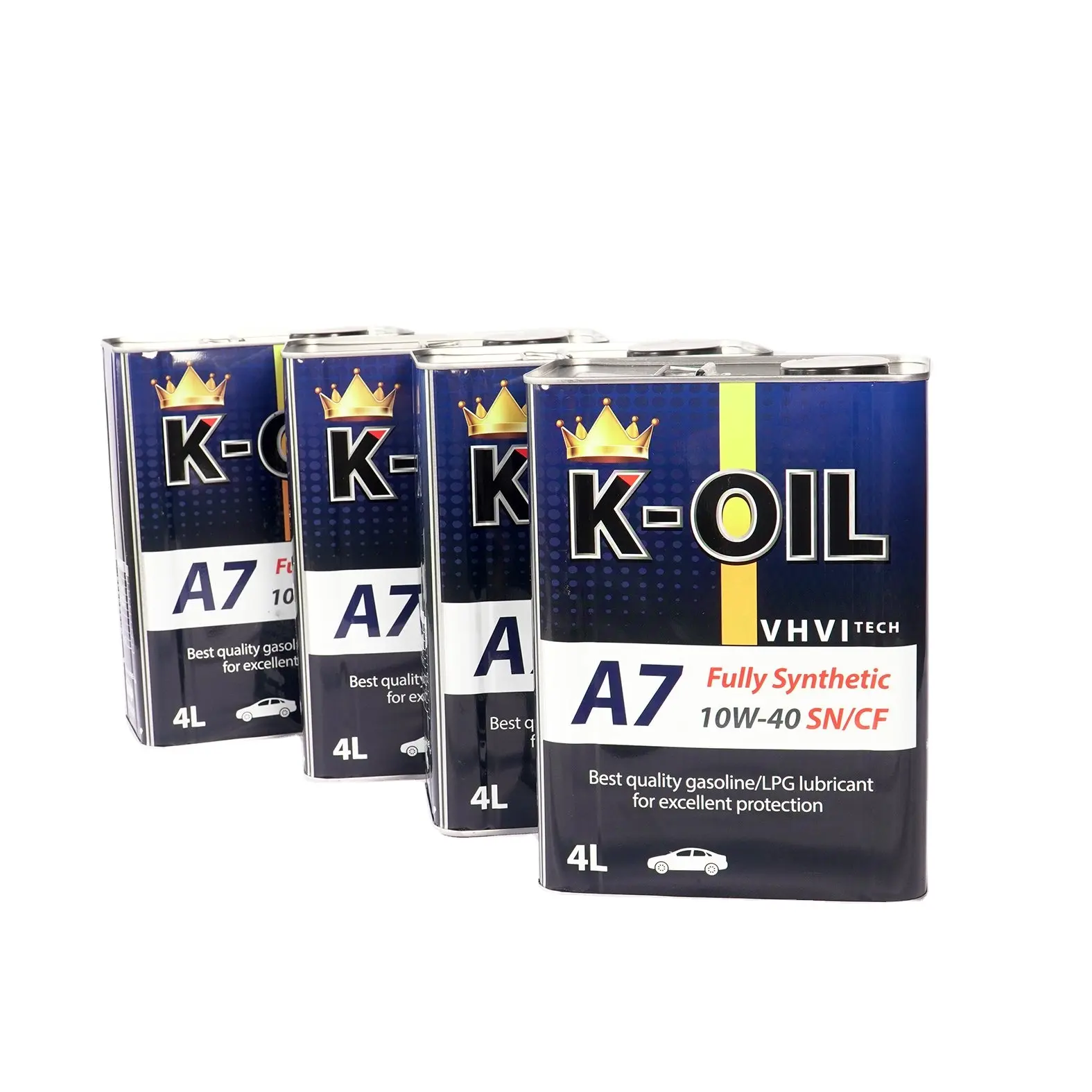 K-Oil A7 10W40 SN/CF, aceite lubricante que soporta altas temperaturas y uso al por mayor para motor de gasolina, del fabricante de Vietnam