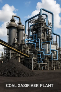 تغويز الفحم اليدوي المتقدم نصف الأوتوماتيكي 10 كيلو وات-10 ميغاوات مع نظام PLC - Product Image 5