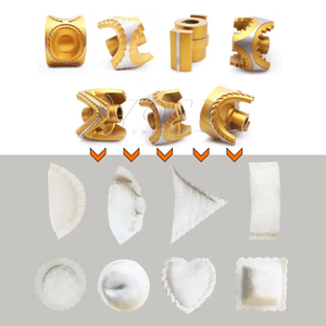 自動ビッグミニエンパナーダメーカーフォールド製造機価格pelmeni ravioliサモサ春巻き餃子 - Product Image 2