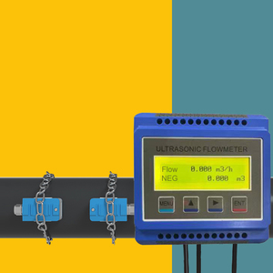 Lorawan Dn100 misuratore di portata digitale dell'acqua Rs485 Wireless modulo di installazione di guida portatile misuratore di portata ad ultrasuoni per arduino acqua - Product Image 1