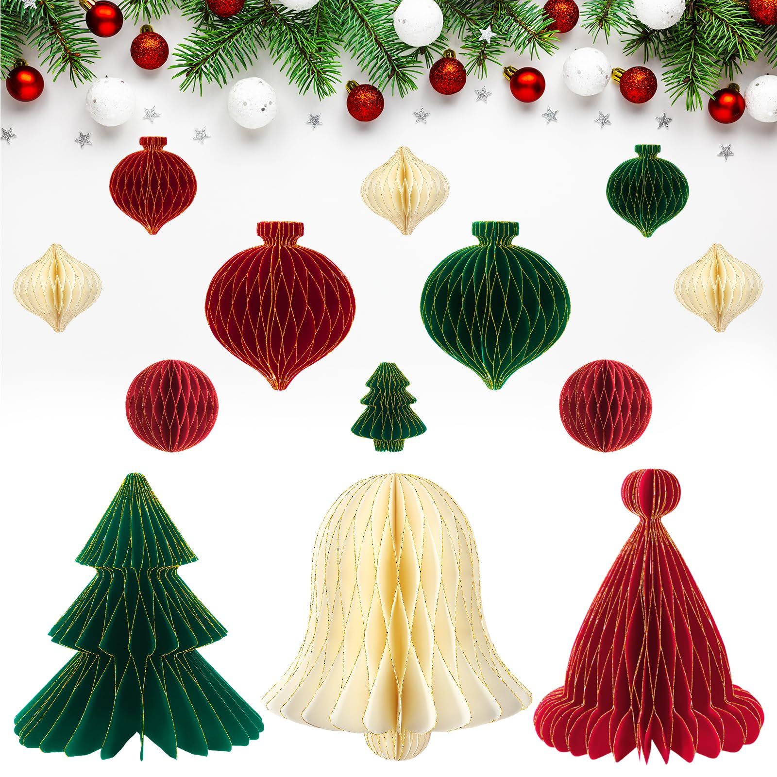 Gold+Red+Green+White Christmas