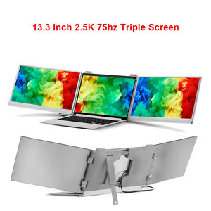 Bề Mặt kính đặc biệt 13.3 inch 2K 75Hz Màn hình kép chất lượng cao cho máy tính xách tay phần mềm chỉnh sửa <span class=keywords><strong>video</strong></span> thiết kế màn hình mở rộng - Product Image 2