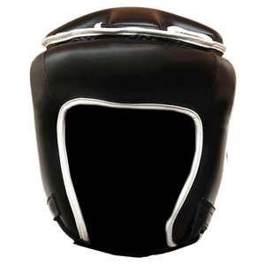 Boks MMA eğitim kickboks için yüz için özelleştirilmiş inek derisi deri koruyucu başlık - Product Image 5