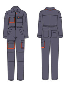 卸売カスタマイズ安全労働者制服全体工場作業服制服エンジニアリング作業服 - Product Image 3