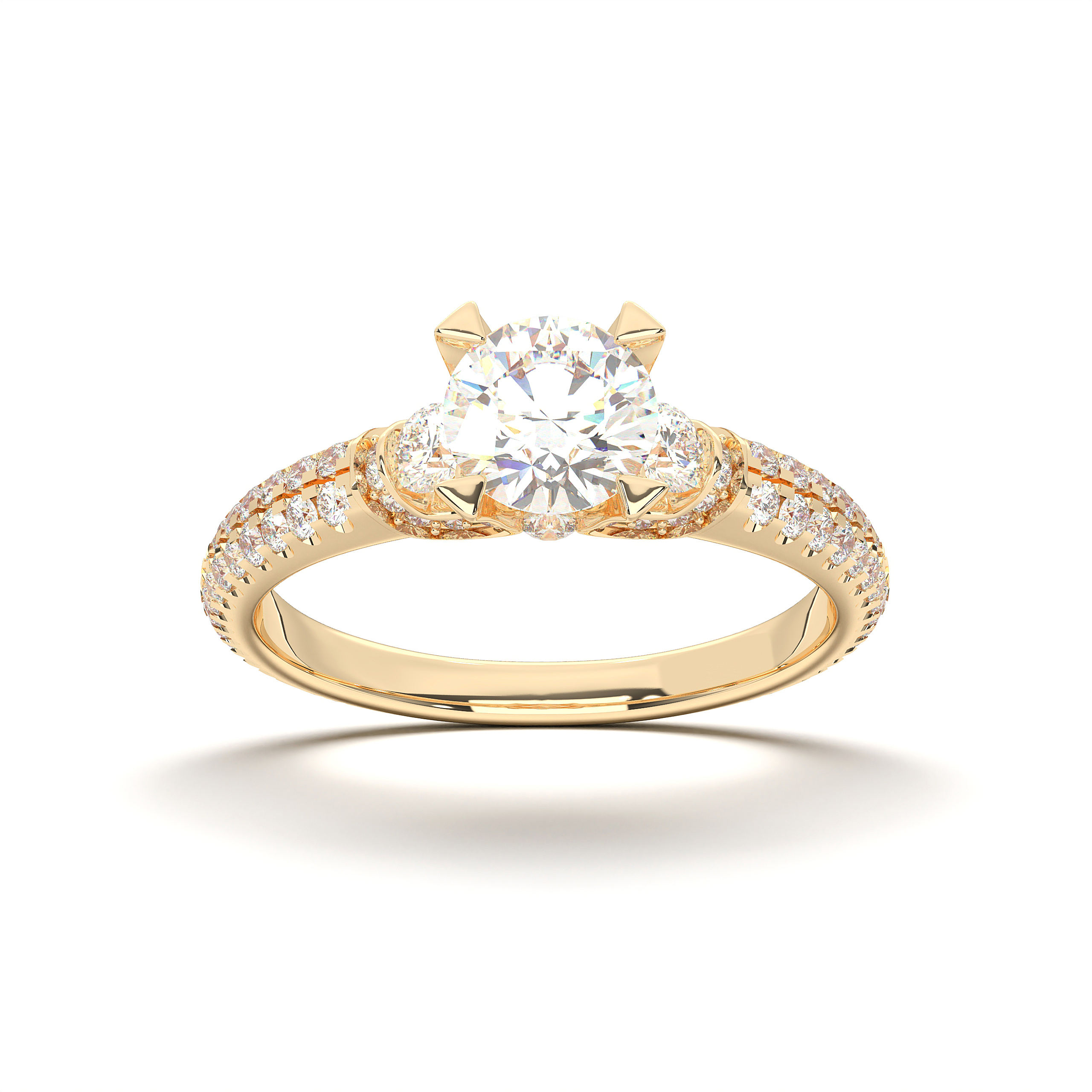 ทองคำ 14K สีเหลือง