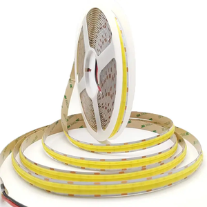High <strong>CRI</strong> 2 Lines 12MM 24w Uniform 20m Brightness <strong>CRI</strong>&gt;<strong>90</strong> 600leds 24V Constant Current <strong>Led</strong> Strip Cob for Long Linear Light - Product Image 4