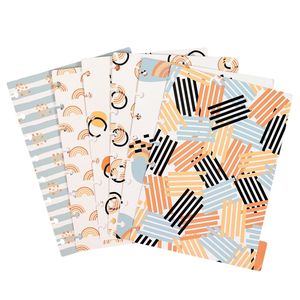 Personalizado A5 Divisor Planificador Cuadernos Accesorio 6 Agujeros Carpeta Índice Papel personalizado impreso papel índice divisor