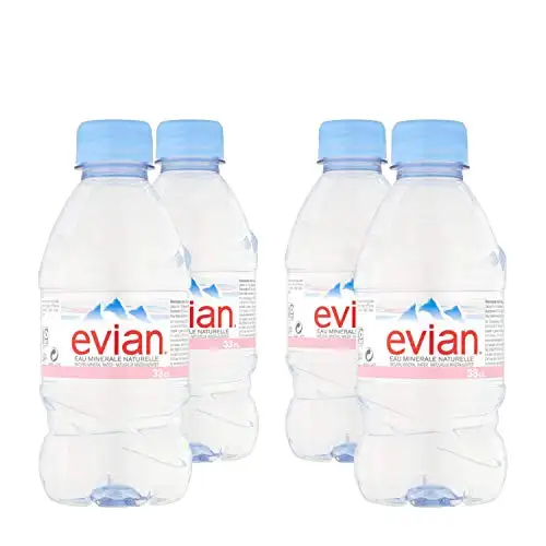 Evian tự nhiên nước suối Cao cấp chai nước 33.8 floz (gói 12)