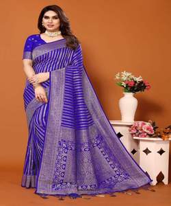 Glamorous <strong>Latest</strong> Formal Wear Georgette <strong>Sari</strong> with Ruffle Detailing and Sequence Work for Office Sophistication.