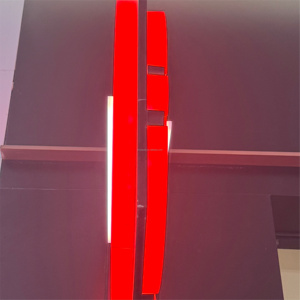 Kunden spezifische doppelseitige Luminous Ruby Series Logo-Buchstaben, anpassbare Leucht muster in verschiedenen Formen und Farben - Product Image 4