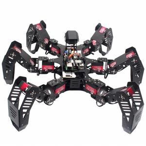 Finished 18DOF Hexapod Robot 2DOF PTZ Spider Robot with Main Board for <strong>Raspberry</strong> <strong>Pi</strong> 4B/1G - Product Image 5