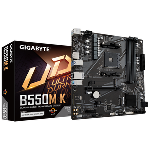 New GIGABYTE B550M K DDR4 M.2 PCIE4.0 X16 Slot SATA3.0 R5 5600 AM4 Socket Desktop Computer Gaming Motherboard B550 - Product Image 1