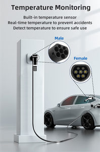 Ip67 Snelste Elektrische Auto Oplader <span class=keywords><strong>Ev</strong></span> Oplaadkabel 32a 7kw Snellaadkabel Type 2 Naar Type 2 Met Dubbel Pistool - Product Image 2