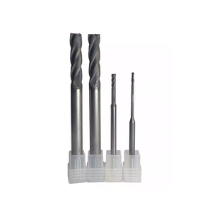Micro kim cương tráng cacbua dài chiều dài cuối <span class=keywords><strong>Mill</strong></span> phay Cutter cho Graphite, sợi carbon, và vật liệu composite khác - Product Image 2