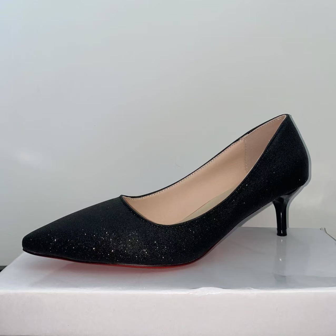 Tacco nero altezza 5cm