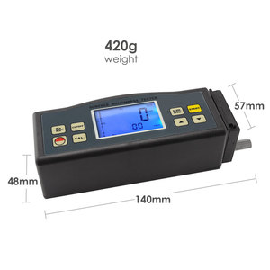 Misuratore di rugosità multiparametro digitale/Tester di misurazione Ra Rz + sonda a perno diamantato incorporata