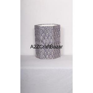 Handmade Indian Dustbin Open Top Wood Structure With Adjustable Fish-Printed Cardboard <strong>Bin</strong> for Office or Home Use - Product Image 2