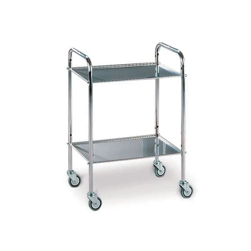 Top Quality Italian Lancart Hospital Equipment Stainless Steel Medical Trolley Instruments Cart Surgical Hospital Trolley