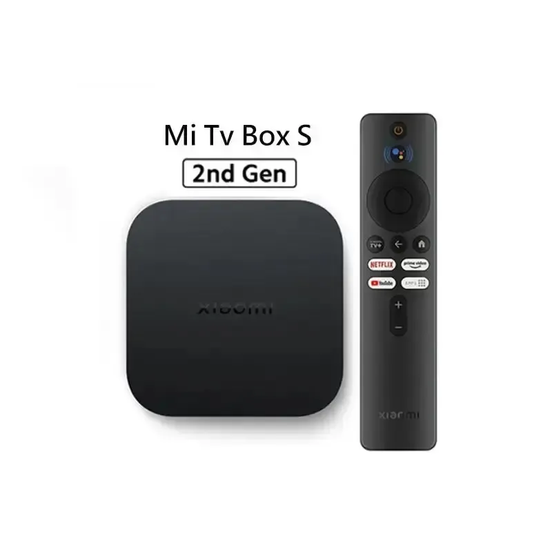 Versione globale Xiaomi Mi TV Box S 2nd Gen 4K Ultra HD BT5.2 2GB 8GB Dolby Vision HDR10 + Google Assistant Smart Mi Box S Player