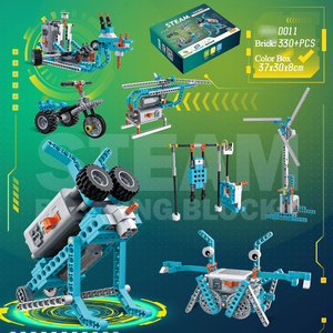 Set di giocattoli con stelo tecnico scientifico didattico per ingegneri meccanici che programmano Robot intelligente e programmabile Set di blocchi di costruzione - Product Image 3