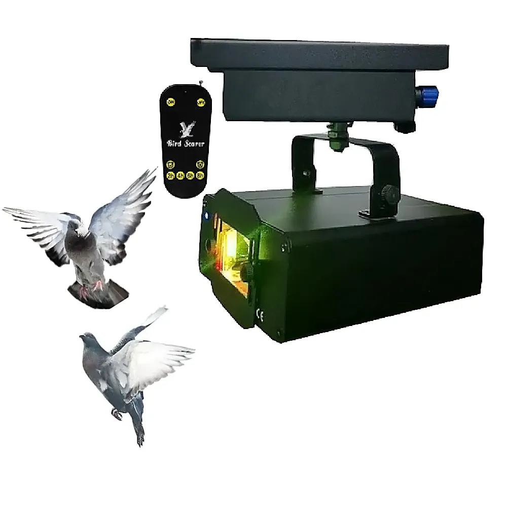 Bird-Control Gard, dispositivo de señuelo animal alimentado por láser con sensor de movimiento, fácil de instalar, cubre hasta 3.000 pies cuadrados a 8.000 pies cuadrados