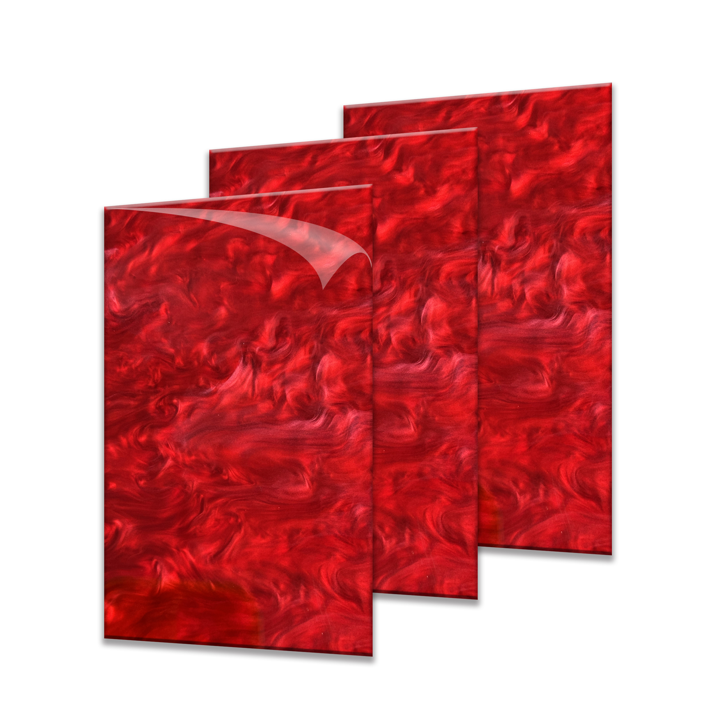 สีแดง 3 ชิ้น/ชุด