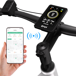 Широкая Совместимость GPS позиционирования IPX7 HD цветной дисплей защита от короткого замыкания скорость пробега Ebike ЖК-дисплей - Product Image 4