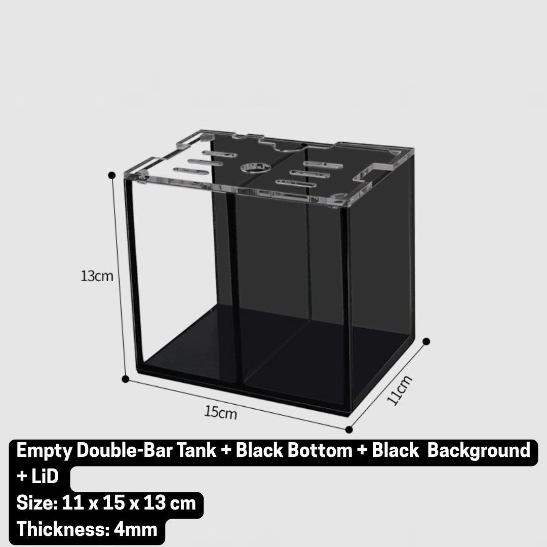 Double Tank + Black (Bottom + Background) + Lid