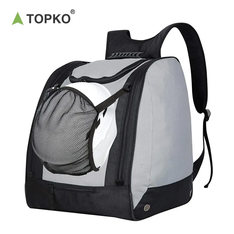Borsa da viaggio impermeabile TOPKO zaino per casco da sci zaino per scarponi da sci leggero e resistente